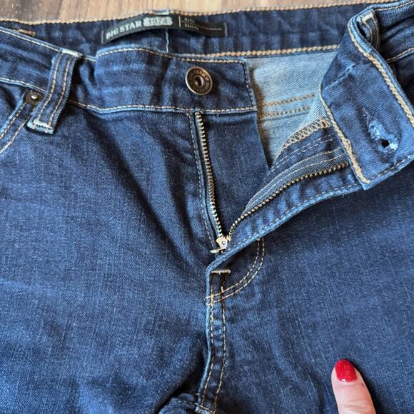 Big Star‎ Alex Skinny Dark denim Jean size 28 or 6 - Picture 7 of 10